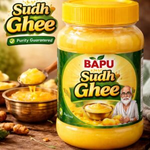 BAPU Sudh Ghee | Pure & Traditional Desi Ghee | Rich Aroma & Taste | Purity Guaranteed